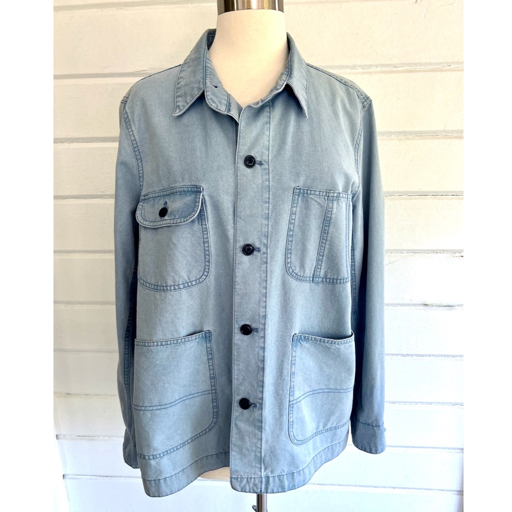 MADEWELL French Blue Cotton Workwear Jacket - L